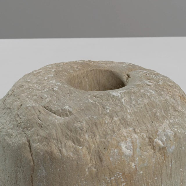This stunning 19th Century European Marble Mortar is a true relic of culinary history, now poised to serve as a...
