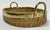 Brass Vintage Gabriella Crespi Style Brass Rim Coiled Rattan Tray For Sale - Image 8 of 8