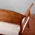 Three-Seater Sofa in Walnut For Sale - Image 17 of 18