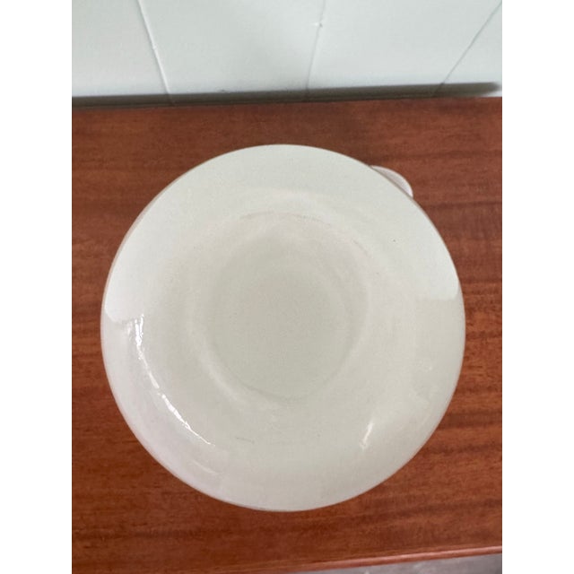 Italian Handkerchief Vase in Opaline White Murano Glass, 1970s For Sale - Image 12 of 16