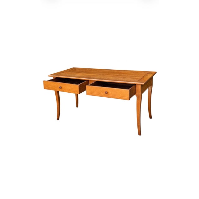 Biedermeier Antique Biedermeier Cherry Desk / Table, Austria Circa 1840 For Sale - Image 3 of 6