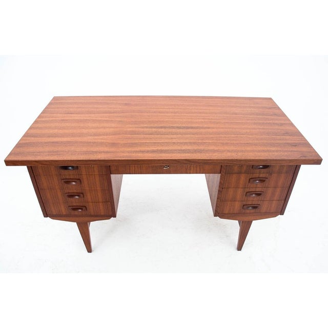 Wood Danish Teak Desk, 1960s For Sale - Image 7 of 14
