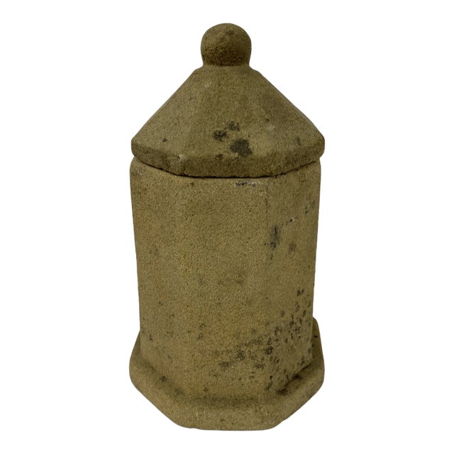 English Stone Canister For Sale