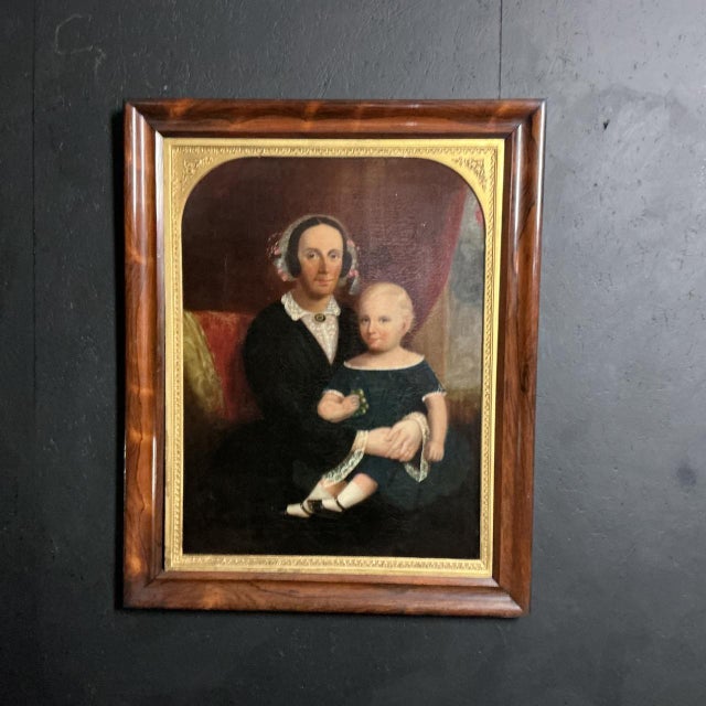 Naivety Style, 1830, Oil on Canvas For Sale - Image 7 of 7