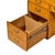 Brown John Widdicomb Mid Century Burlwood and Brass Campaign Executive Desk For Sale - Image 8 of 11