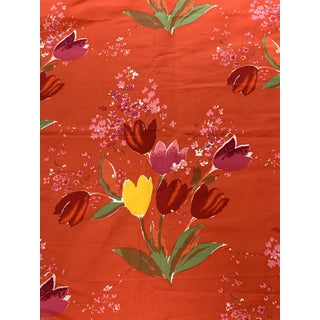 Paule Marrot "Les Tulipes" Fabric for Brunschwig and Fils 4 Yards For Sale