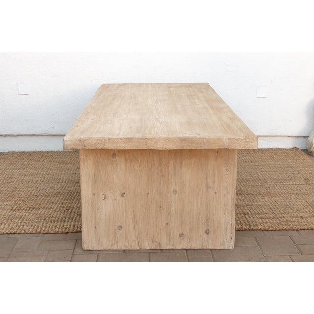 The Nimes, Reclaimed Wood 96" Dining Table For Sale - Image 4 of 15
