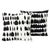 Mid-Century Modern Schumacher Queen of Spain 20" Pillow in Black For Sale - Image 3 of 6