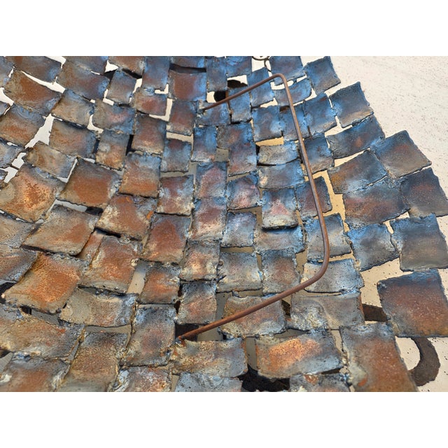 Large Brutalist Torch Cut Fish Wall Sculpture For Sale - Image 9 of 9
