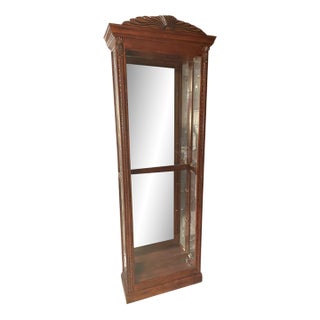 1920s Traditional Curio Cabinet For Sale