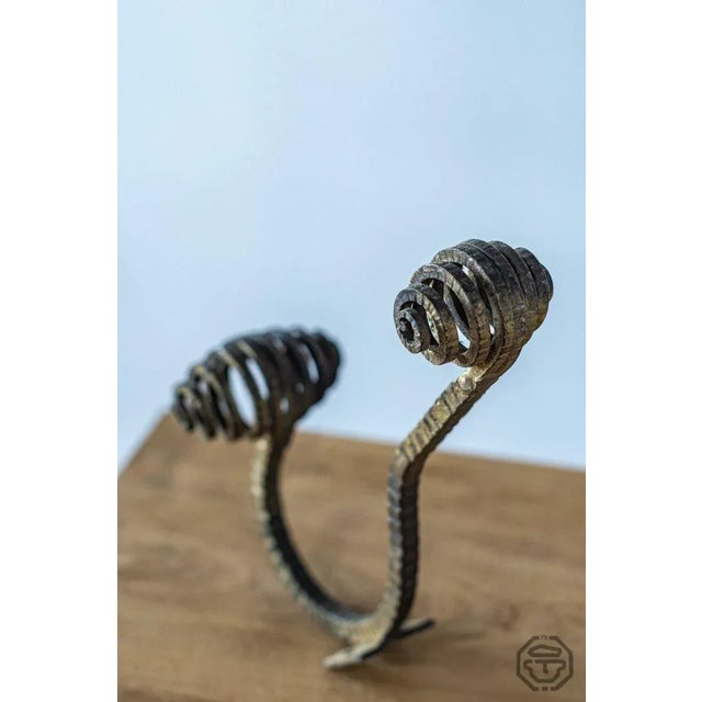 1930s Hammered Hooks, 1930s, Set of 6 For Sale - Image 5 of 14