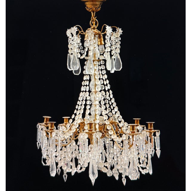 Gustavian (Swedish) Swedish Gustavian Chandelier, 1870 For Sale - Image 3 of 11