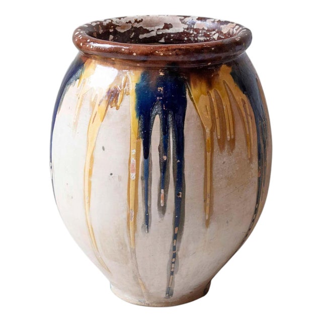 French 19th Century Terracotta Dribble Pot For Sale