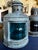 Early 20th Century Perko Tiebout Marine Lanterns One with blue glass One with red glass Large 8"w x 7:d x 8.5"h 7"w x 6"d...