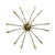 Mid-Century Modern Mid-Century Polished Brass & Green Enamel 12 Light Chandelier by Stilnovo For Sale - Image 3 of 18