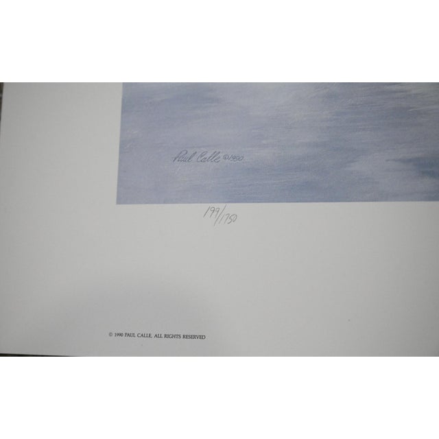 1990s Paul Calle "Interrupted Journey" Signed Limited Edition Print, 1990 For Sale - Image 5 of 7
