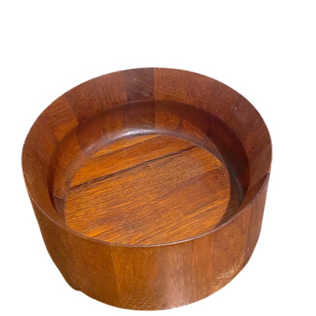 Jens Quistgaard Danish Modern Dansk Teak Salad Bowl Jens Quistgaard For Sale - Image 4 of 9
