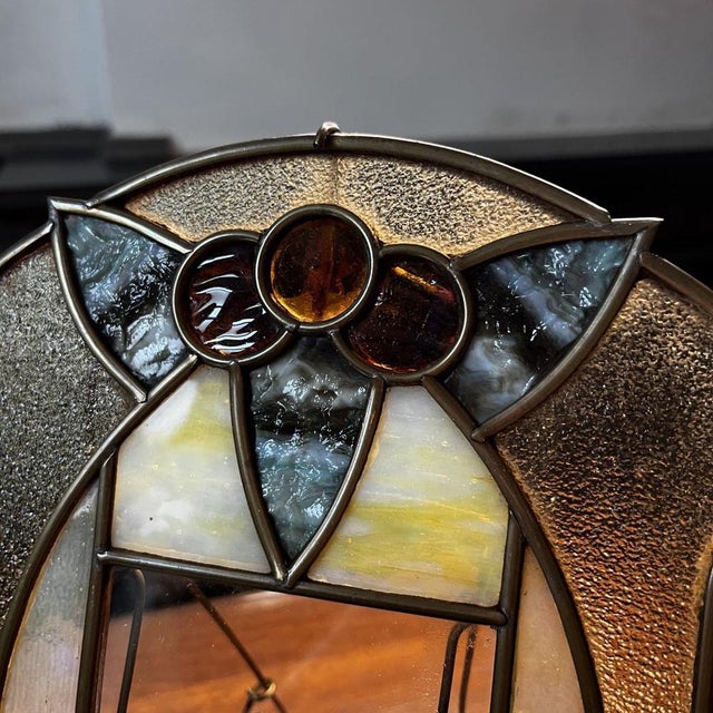 Brown Art Nouveau / Art Deco Photo Holder on Brass Stand, 1910s For Sale - Image 8 of 18