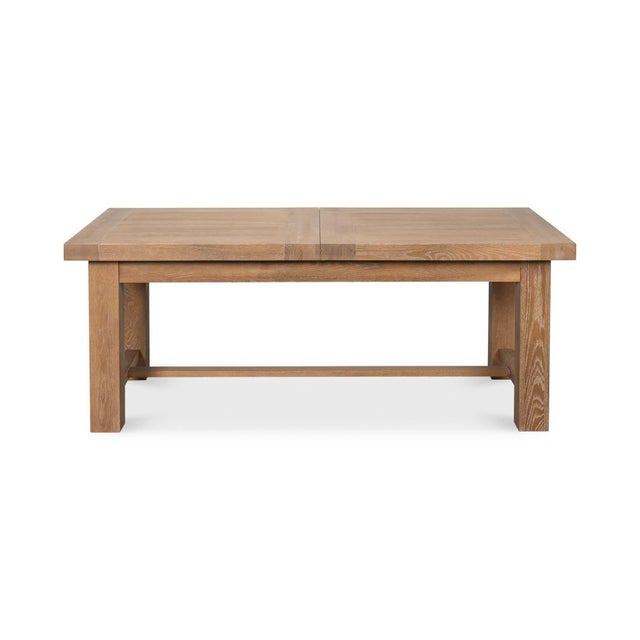 2020s Modern Oak Extension Dining Table For Sale - Image 5 of 12