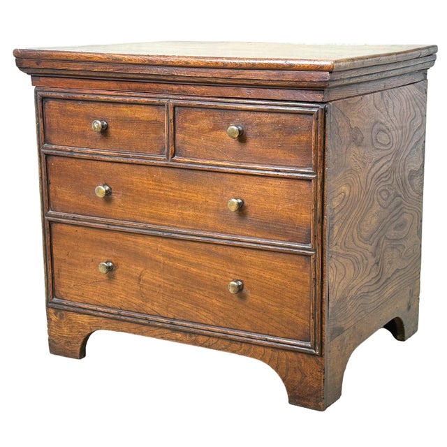 18th Century Georgian Elm Bedside Chest Close Stool For Sale - Image 13 of 13