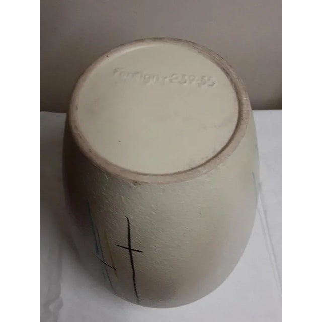 Vintage German Ceramic Vase from Scheurich, 1960s For Sale - Image 4 of 6