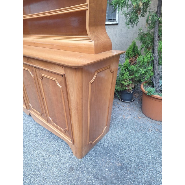 Mid-Century Modern Vintage Plate Rack in Sinuous Light Wood by Mario Cereghini, 1940s For Sale - Image 3 of 18