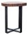 Pottery Barn Live Edge Accent Table on Steel Base For Sale