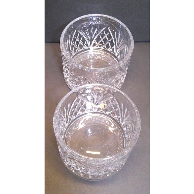 Mid-Century Modern Godinger Dublin Crystal Mini Decanter Set With 2 Matching Glasses For Sale - Image 3 of 9