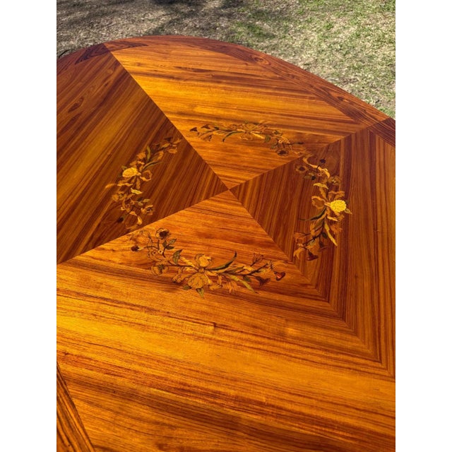 Long French Louis XVI Dining Table Mahogany 1900s For Sale - Image 6 of 18