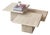 Vintage Stackable Travertine Coffee Tables For Sale