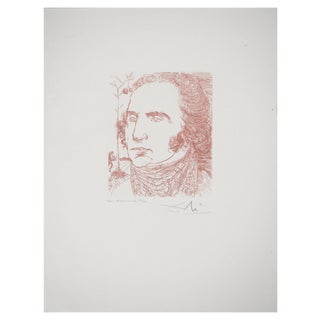 Salvador Dali, George Washington, Original Engraving For Sale