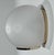 Late 20th Century Circa 1980 Italian Glass & Brass Wall Lamp/Sconce For Sale - Image 5 of 7