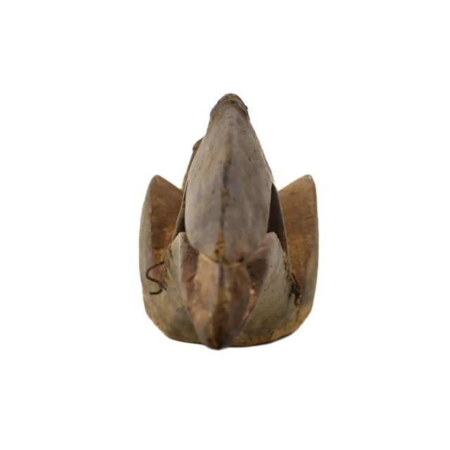 Brown Early 20th Century Dan Guerre Guere Bird Mask Cote d'Ivoire For Sale - Image 8 of 9