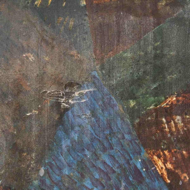 Mazza, Cubist, 2000s, Oil on Canvas For Sale - Image 4 of 12