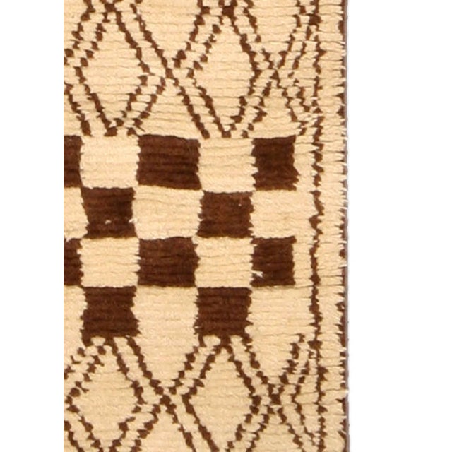 Modern 1790 Moroccan Rug in Beige and Brown by Doris Leslie Blau For Sale - Image 4 of 7