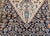 Antique Persian Malayer Area Rug, Hand-Knotted Wool, Geometric Medallion Pattern, Ivory & Navy,5x7 For Sale - Image 14 of 17