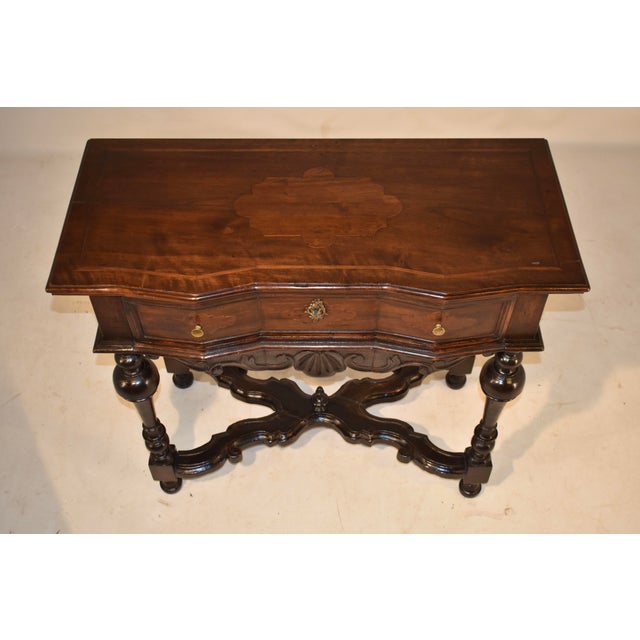 Wood 18th Century Italian Walnut Console For Sale - Image 7 of 15