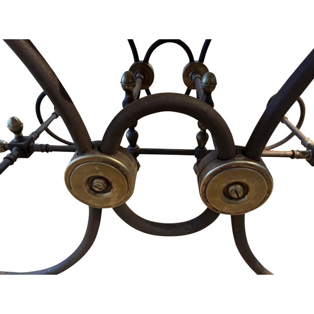 Mid 20th Century French Pastry Table with Marble Top For Sale In Boston - Image 6 of 18