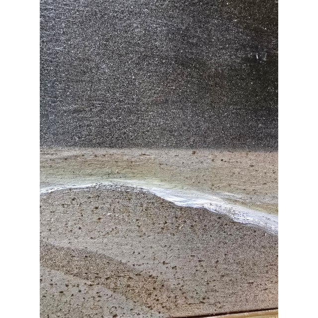 Mid-Century Modern 1970s Vintage Mid Century Modern Abstract Painting Signed, Framed For Sale - Image 3 of 8