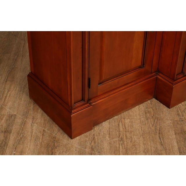 Harden Chippendale Style Cherry Library Bookcase For Sale - Image 9 of 18