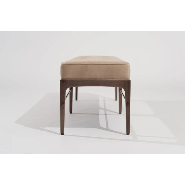 Not Yet Made - Made To Order Linear Bench in Natural Wanut Series 60 by Stamford Modern For Sale - Image 5 of 12