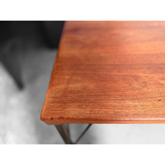Wood Teak Desk by Peter Hvidt & Orla Mølgaard-Nielsen for Søborg Furniture Factory For Sale - Image 7 of 13