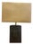 Vintage Steel and Brass Lamp, 1970 For Sale