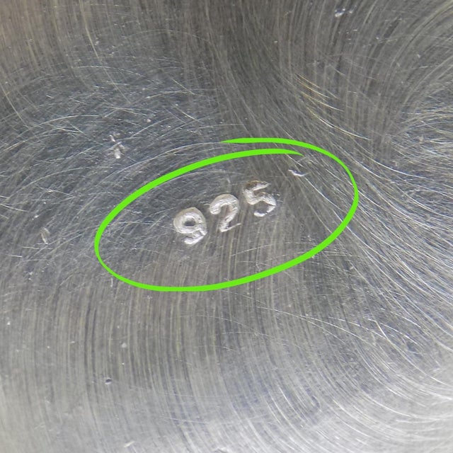 Vintage Italian Handmade Genuine Sterling Silver Engraved Hexagon Pill Snuff Trinket Box For Sale - Image 10 of 13