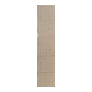 Rug & Kilim’s Oversized Contemporary Textural Rug in Beige-Brown Tones For Sale