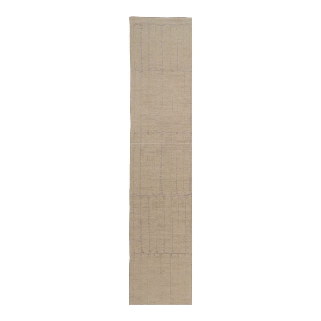 Rug & Kilim’s Oversized Contemporary Textural Rug in Beige-Brown Tones For Sale