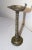 Indian Rare Antique 18th Century 1700's Hand Turned Brass Indian Oil Lamp Stand Figural For Sale - Image 3 of 12