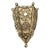 Wall Sconce: Paul Ferrante Vintage Art Deco Style Sconce, Iron and Silver Gilt Wall Light For Sale