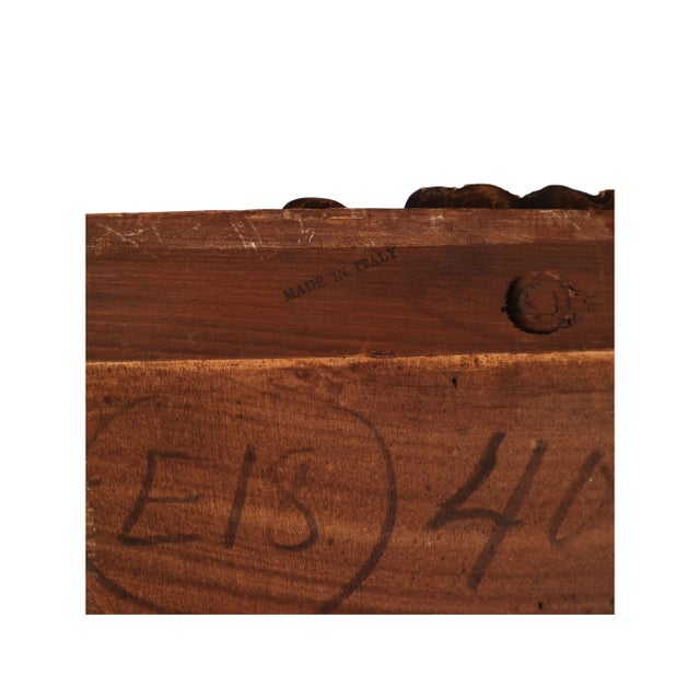 Vintage Neoclassical Style Giltwood Trumeau Mirror For Sale - Image 10 of 11