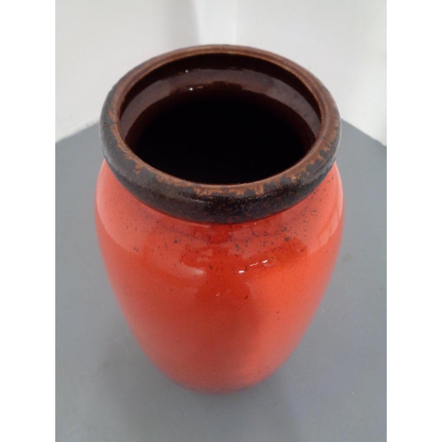 Ceramic Large Glazed Ceramic Nr. 284-53 Vase from Scheurich, 1970s For Sale - Image 7 of 17